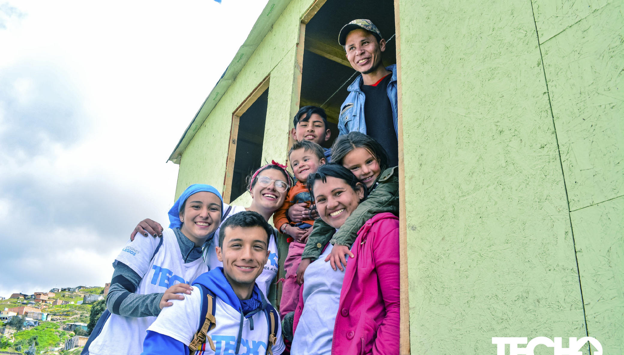 Transitional housing for 10 families in emergency